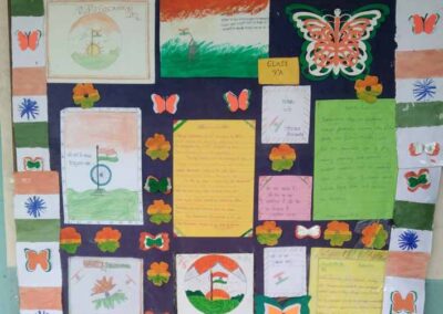 Board Decoration By Students Before P.T.M.